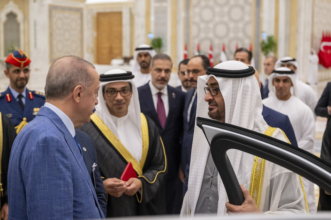 اردوغان و رئیس امارات