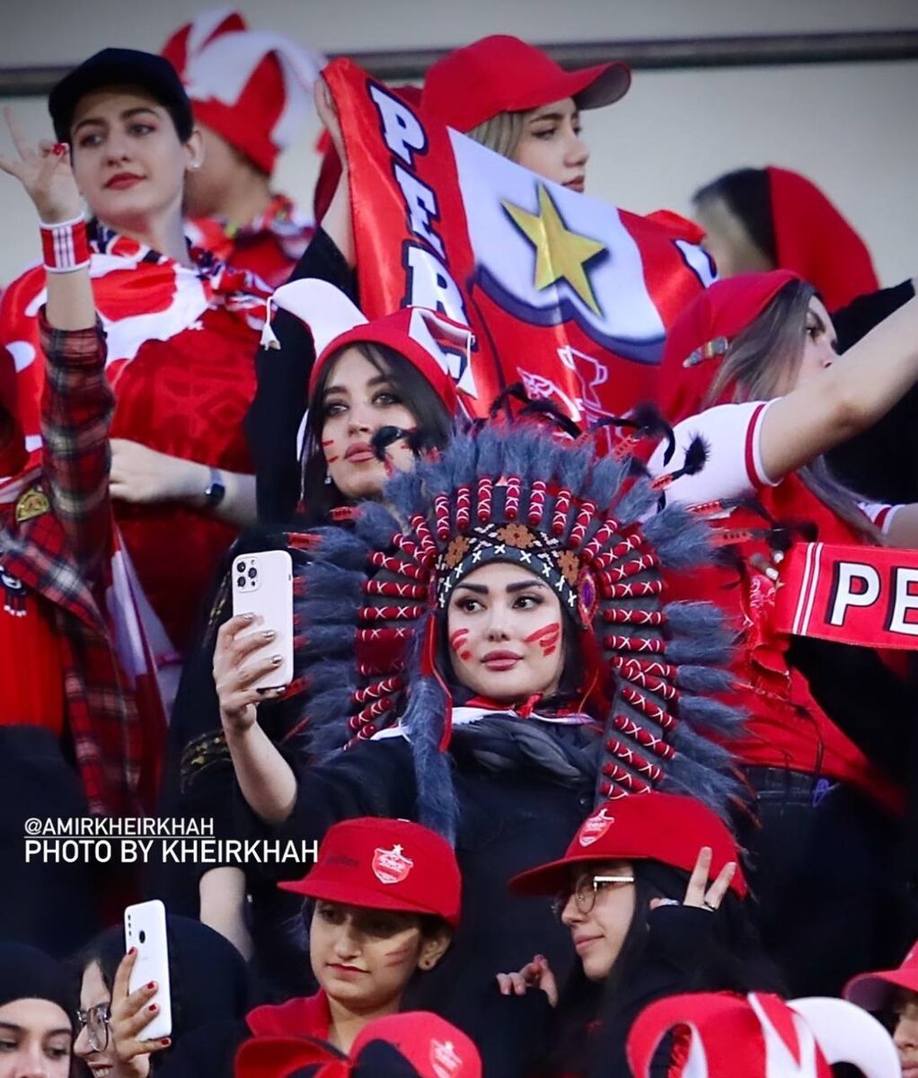 هواداران زن پرسپولیس