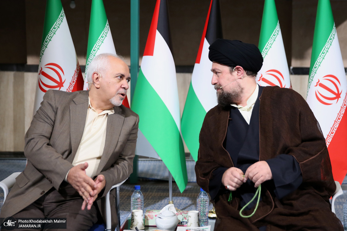دیدار جواد ظریف و حسن خمینی