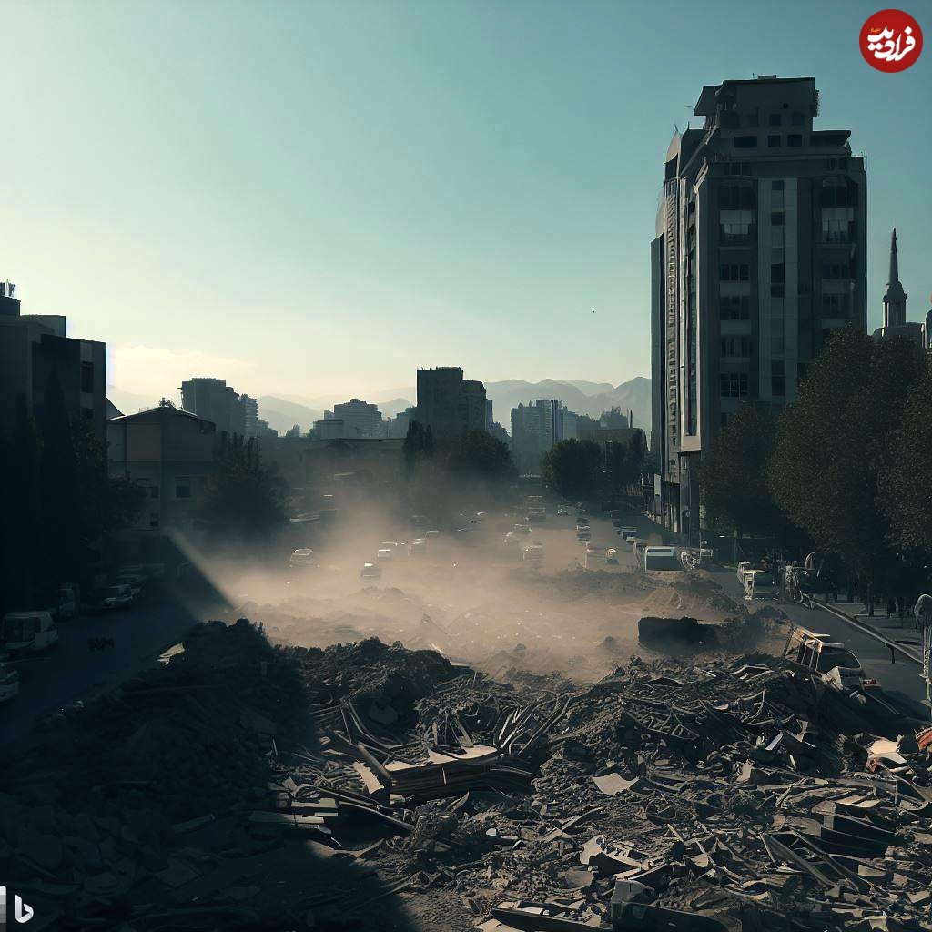 زلزله 7/5 ریشتری تهران با هوش مصنوعی
