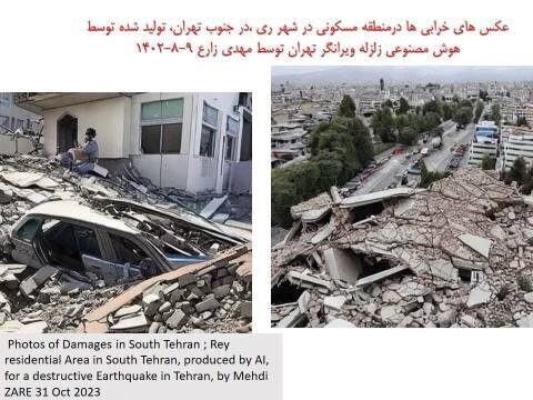 زلزه تهران