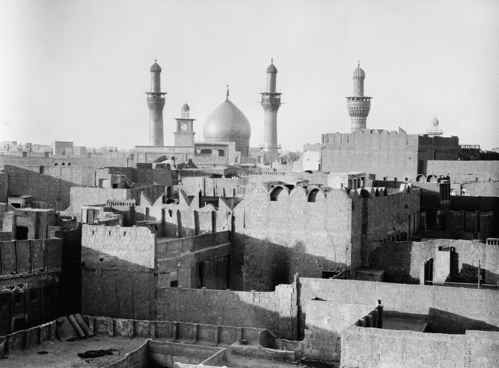 نمایی از شهر کربلا در ۱۹۳۲