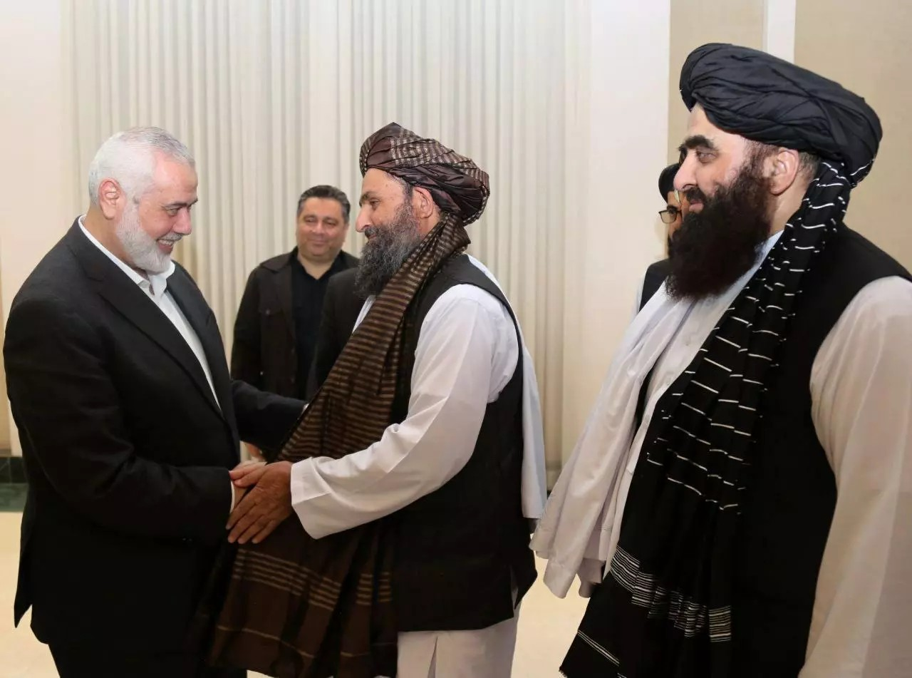 دیدار خبرساز طالبان و رهبر حماس در ایران! + عکس 2