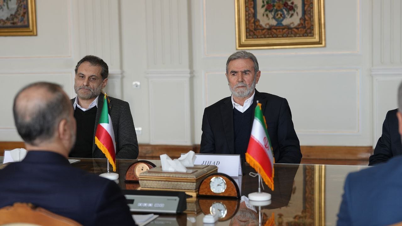 دیدار مقامات فلسطینی با وزیر خارجه ایران