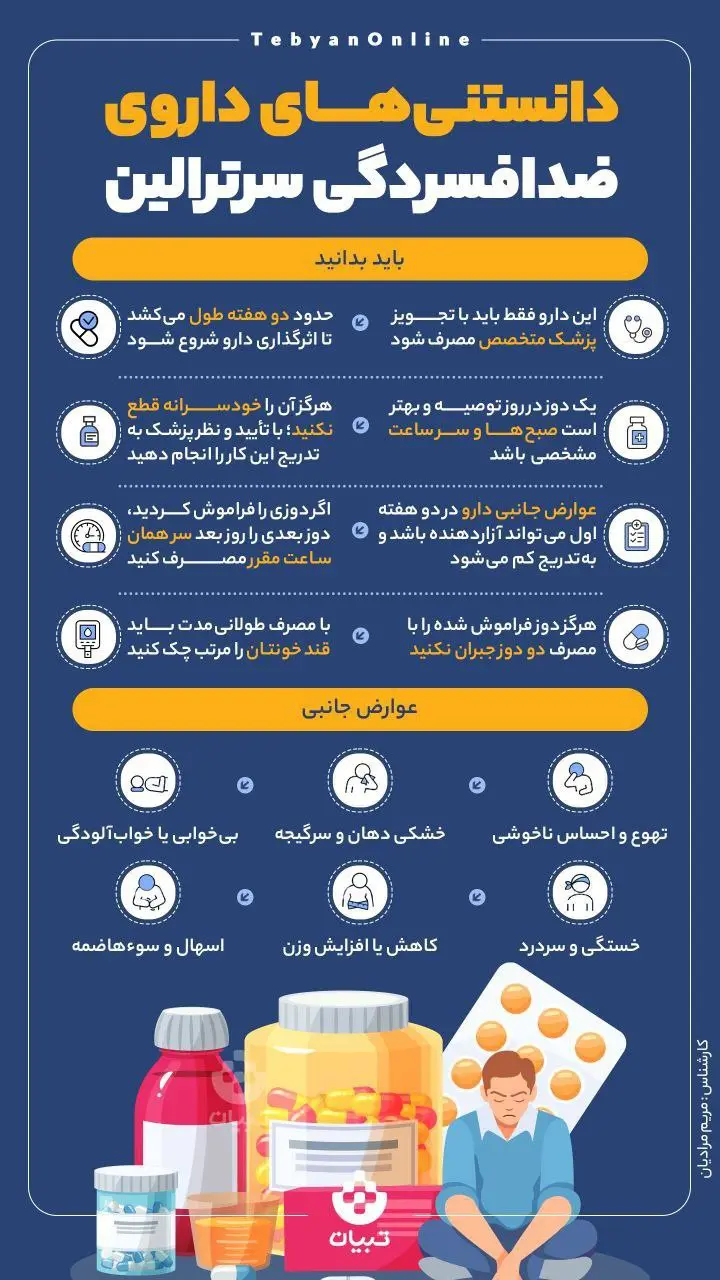 ببینید | نکات مهم درباره داروی ضد افسردگی سرترالین 2