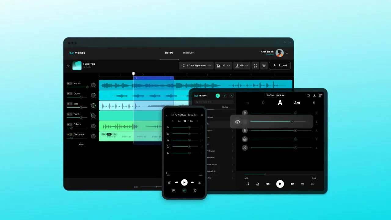 اپلیکیشن Moises: AI Music Editor