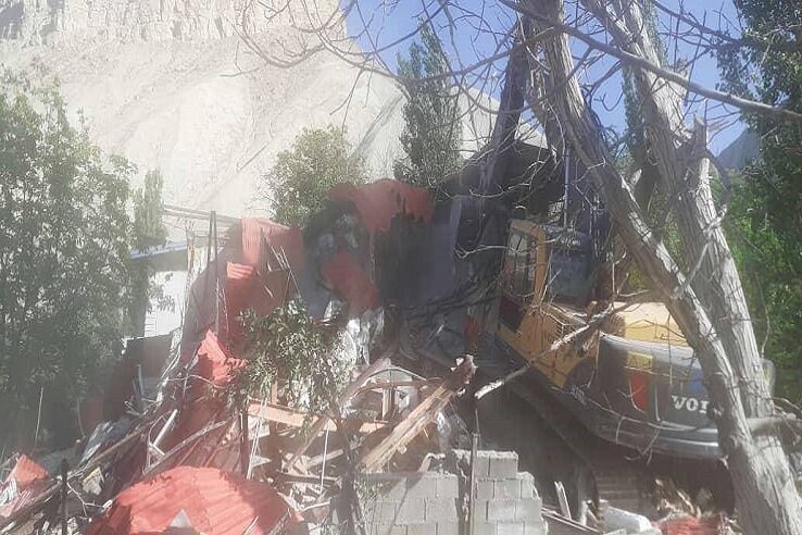 تخریب ۷ ویلای غیر مجاز در فیروزکوه