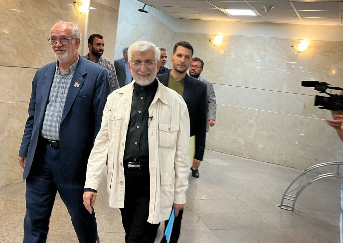 سعید جلیلی در وزارت کشور برای تثبت نام در انتخابات