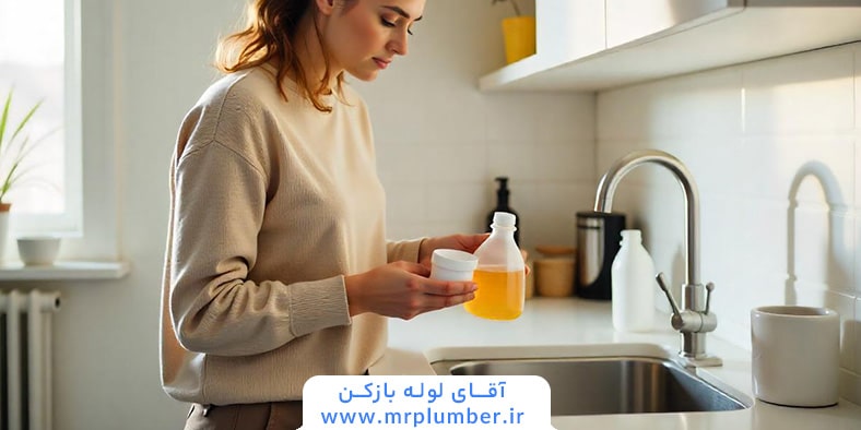 بالا امدن کف از سینک ظرفشویی