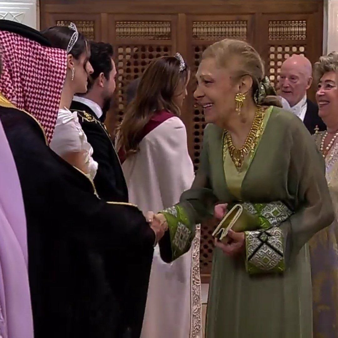 فرح پهلوی در مراسم جشن عروسی ولیعهد اردن