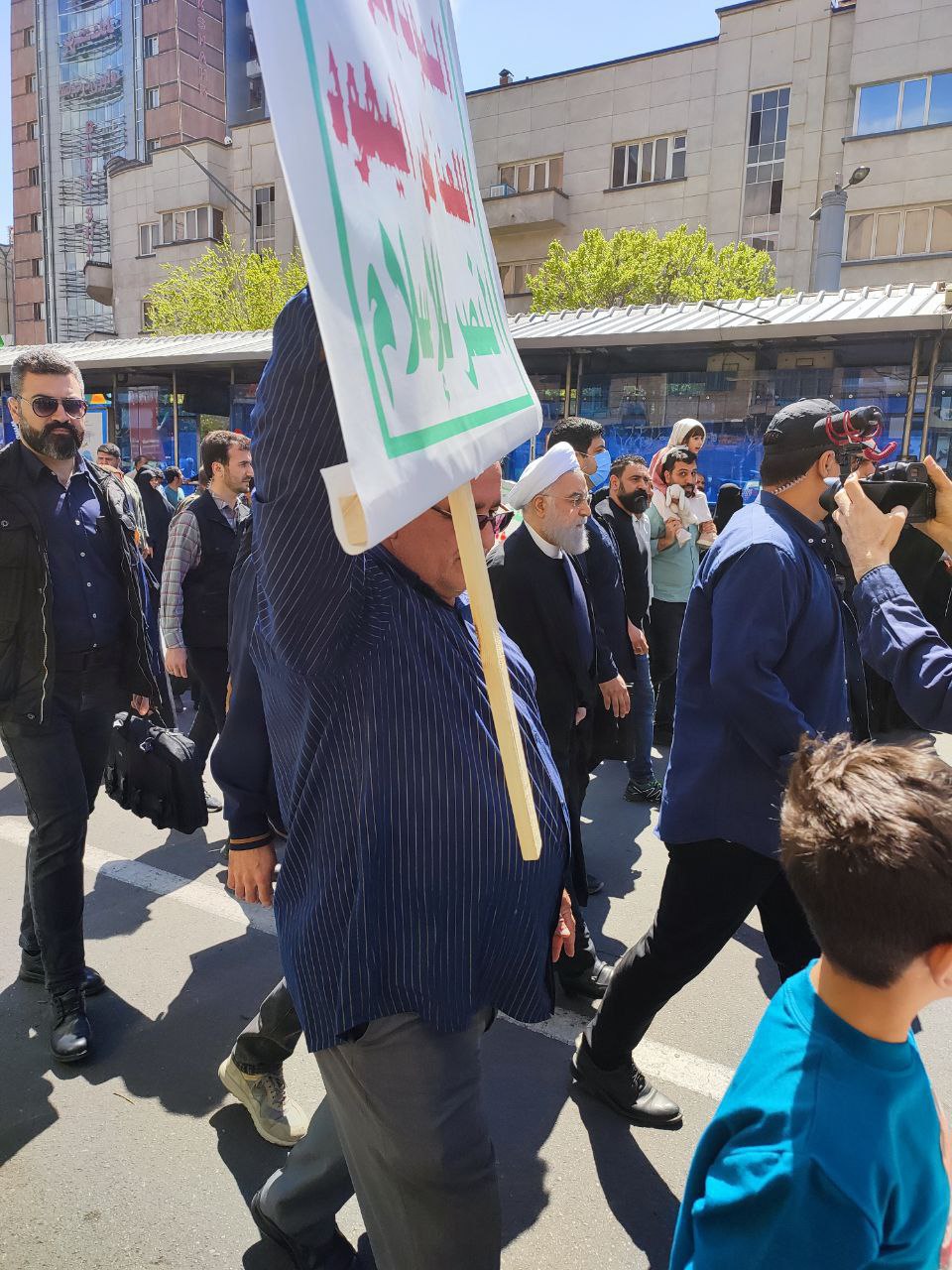 چهرهای سیاسی و نظامی در راهپیمایی روز قدس، از حسن روحانی تا ناطق نوری؛ احمدی نژاد نبود + تصاویر 2