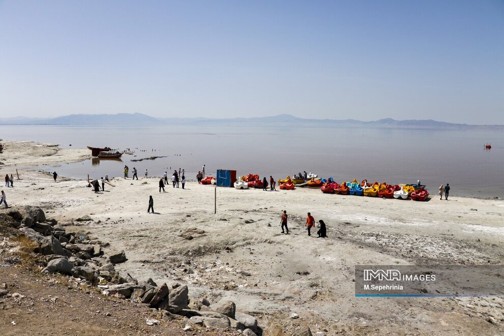 دریاچه ارومیه اینگونه جان گرفت؛ تصاویر خوش و نادیده از دریاچه ارومیه + عکس 12