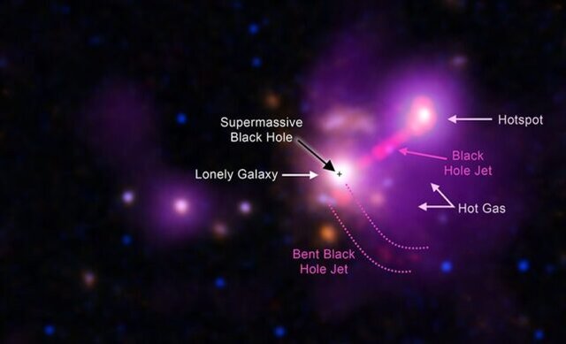 تنهایی اسرارآمیز کهکشان Galaxy 3C 297