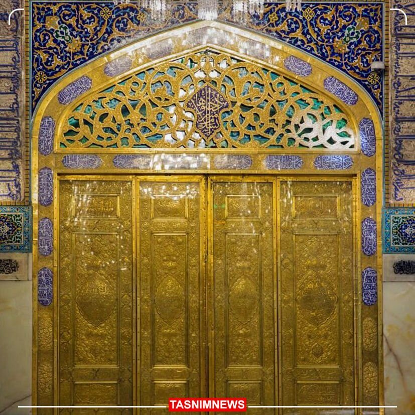 نخستین عکس از درب جدید طلای حرم امام رضا (ع) در مشهد + عکس 2