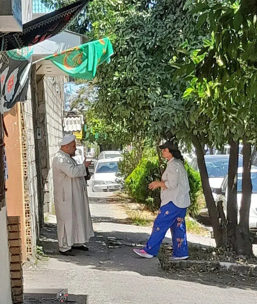گفتگوی دختر بی حجاب با یک روحانی در تنکابن جنجال برانگیز شد + عکس 2
