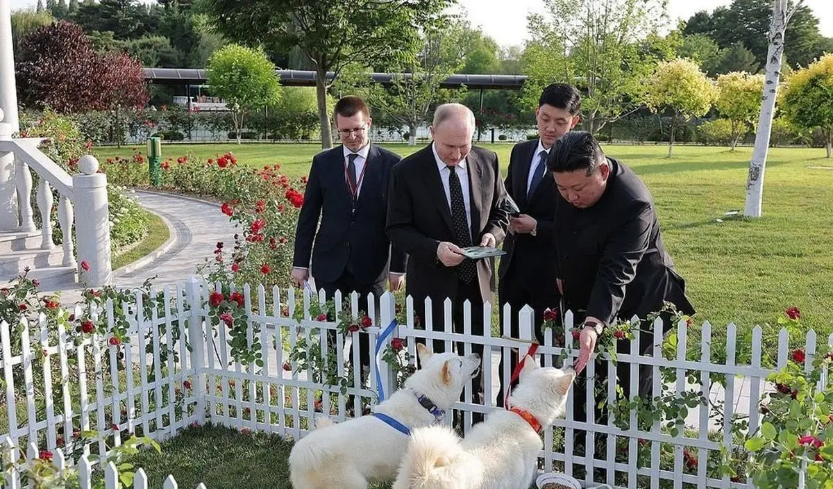 هدیه رهبر کره شمالی به پوتین