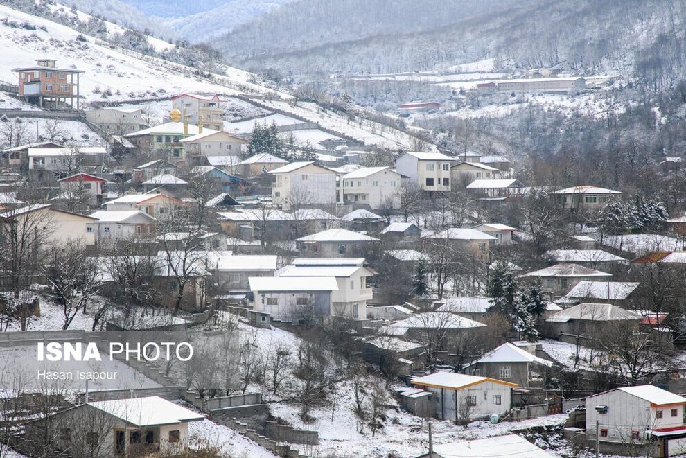 تصاویر زیبا از بارش برف در شمال ایران + عکس 7