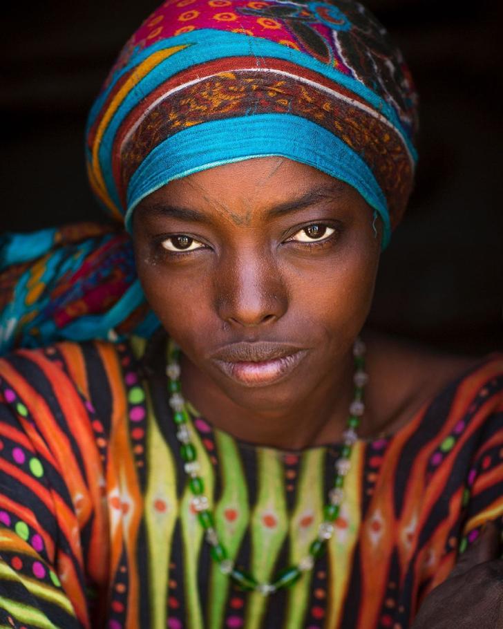 زن قبیله آفار در اتیوپی