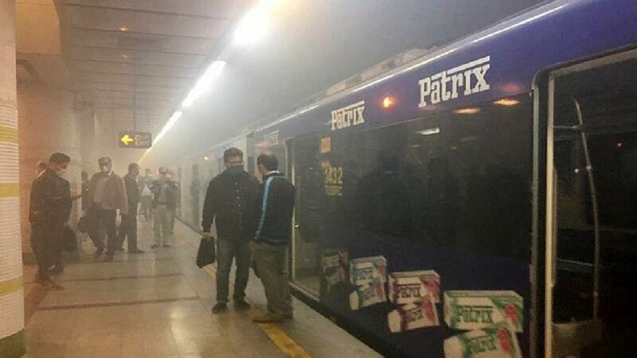 انتشار گاز سمی در ایستگاه متروی ارم سبز