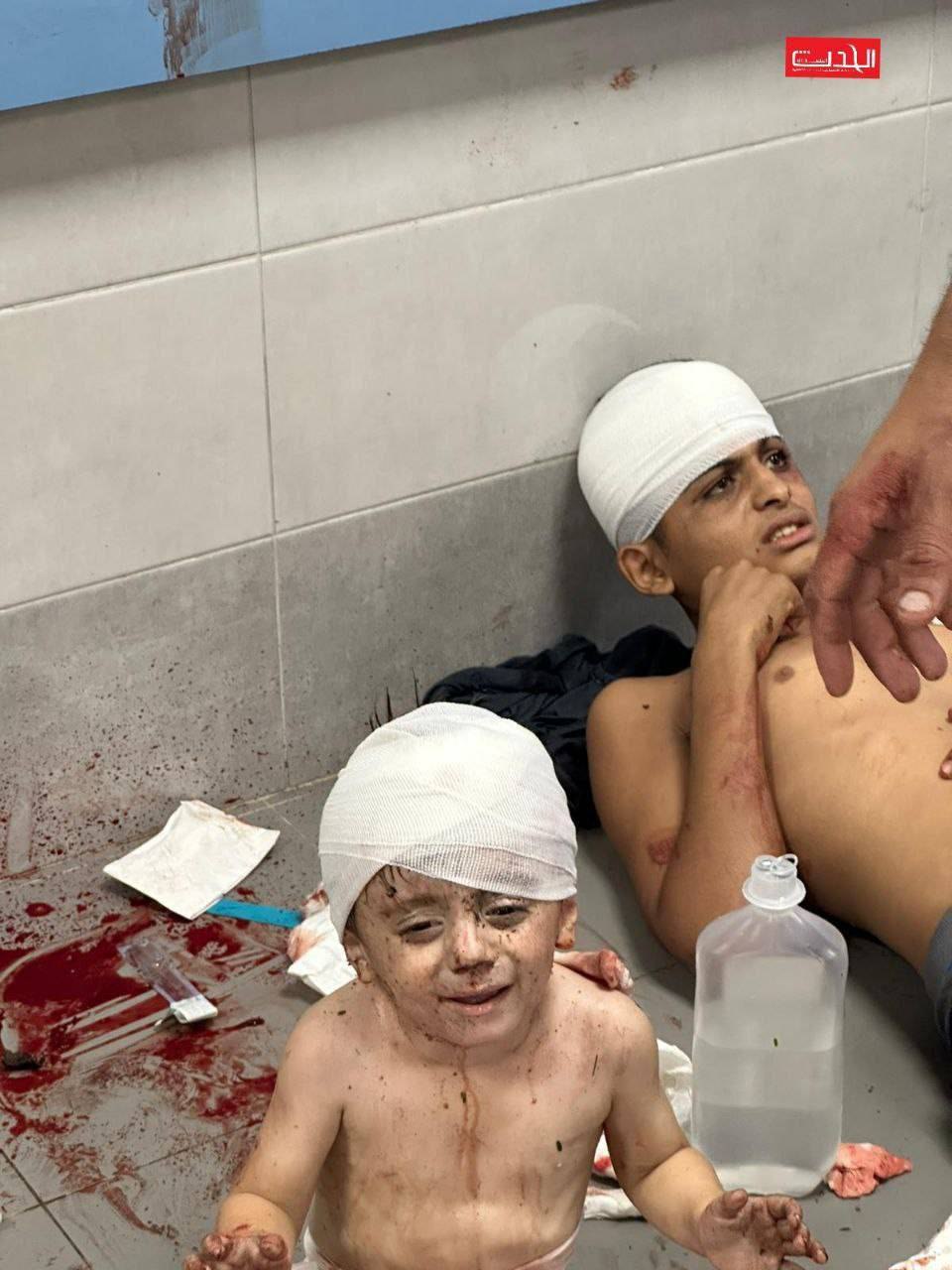 بمباران بیمارستان المعمدانی در غزه