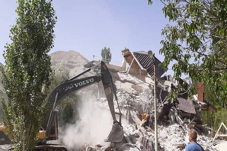 تخریب ۷ ویلای غیر مجاز در فیروزکوه