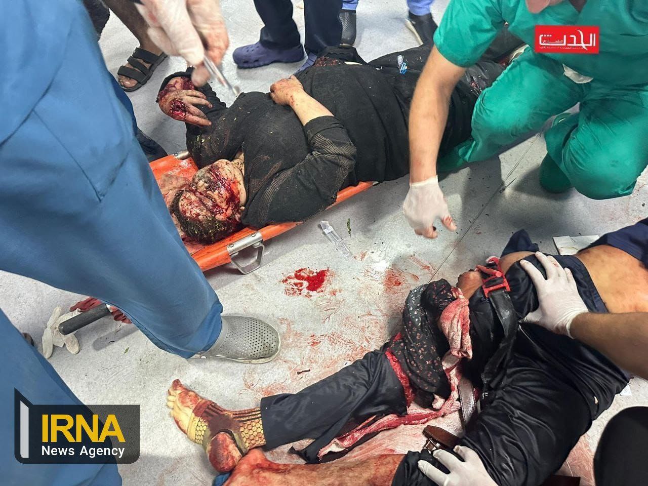 بمباران بیمارستان المعمدانی در غزه
