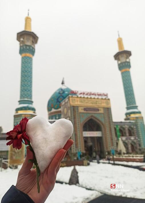 امامزاده صالح در برف