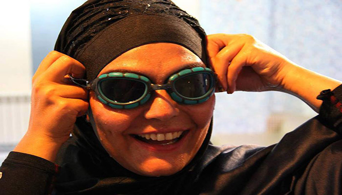 الهام اصغری، شناگر زن ایرانی