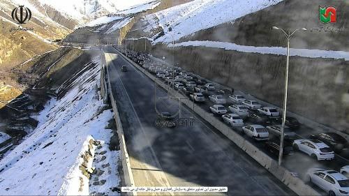 ترافیک در آزادراه تهران - شمال
