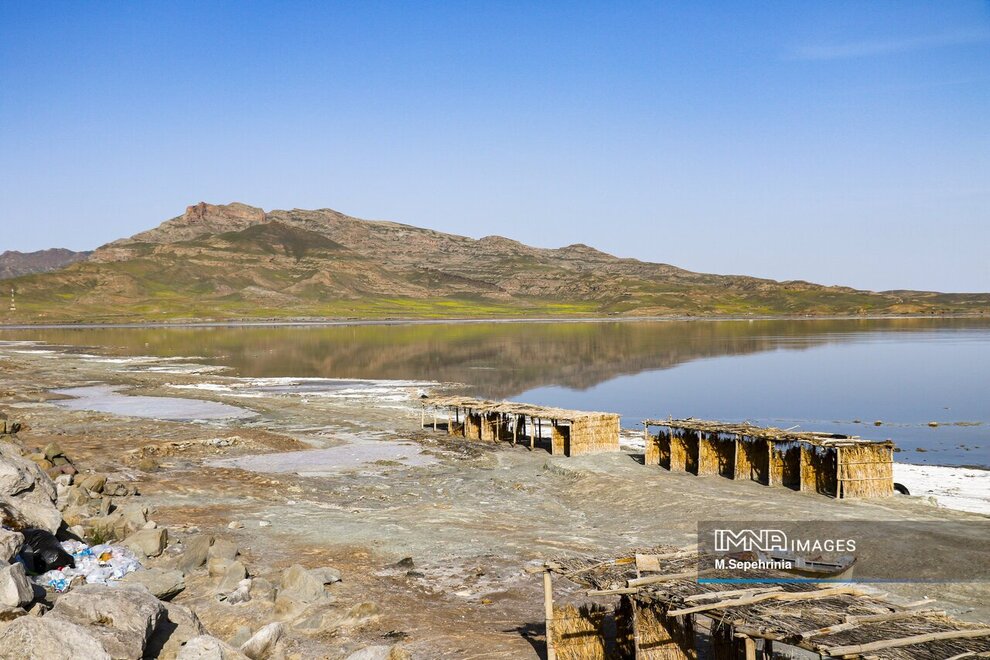 دریاچه ارومیه اینگونه جان گرفت؛ تصاویر خوش و نادیده از دریاچه ارومیه + عکس 24