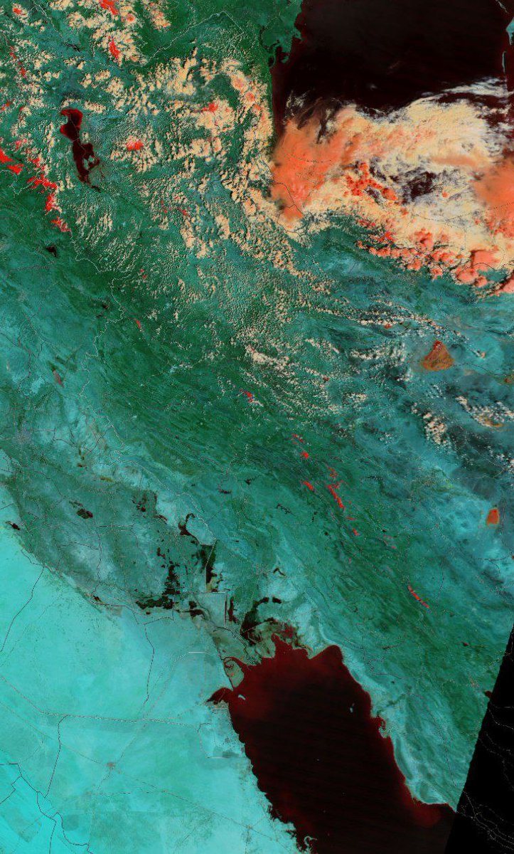 تصویر ناسا از ایران