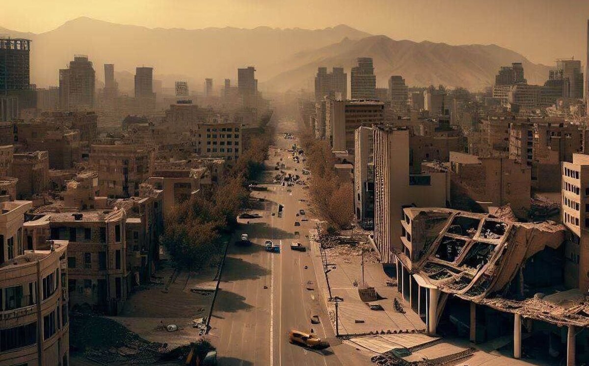 حادثه وحشتناکی در تهران رخ می دهد / عکس های ترسناک هوش مصنوعی از تهرانِ آینده 6
