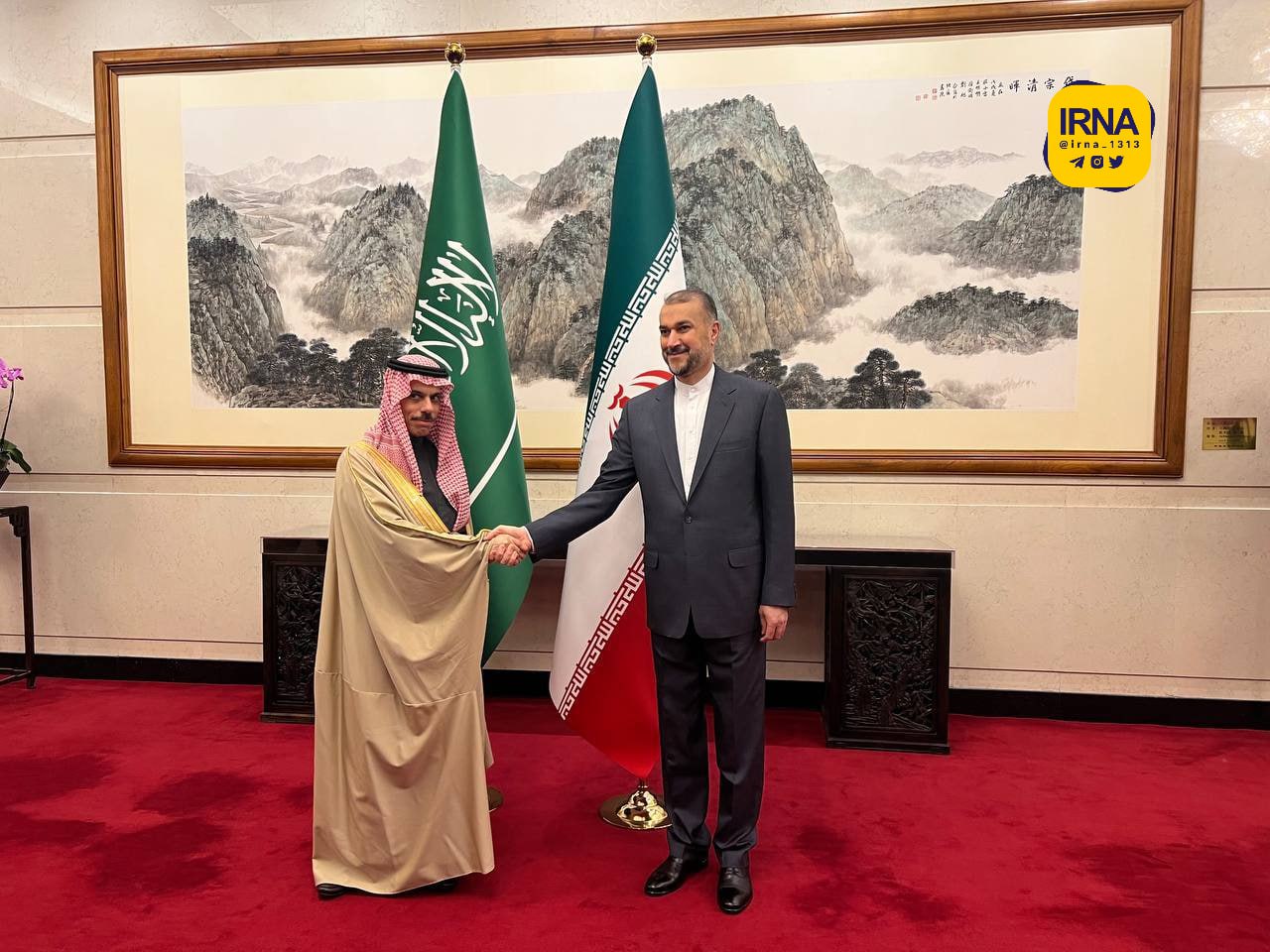 دیدار وزیران خارجه ایران و عربستان