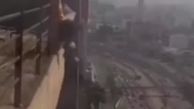 ماجرای سقوط دختر جوان از یک ساختمان + فیلم لحظه سقوط