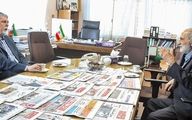 عکس | دیدار سرزده مدیر موسسه اطلاعات از روزنامه کیهان