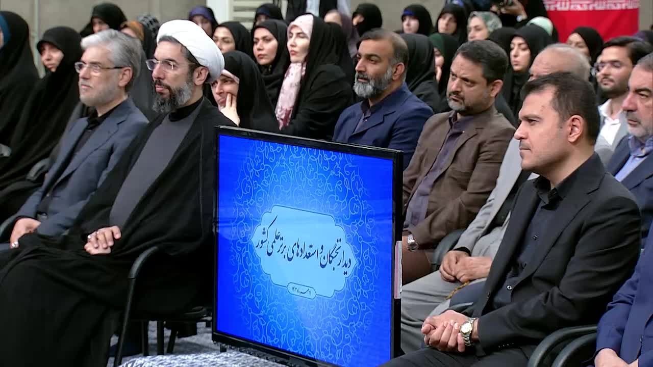 لحظه بغض رهبر انقلاب برای سیدحسن نصرالله + فیلم