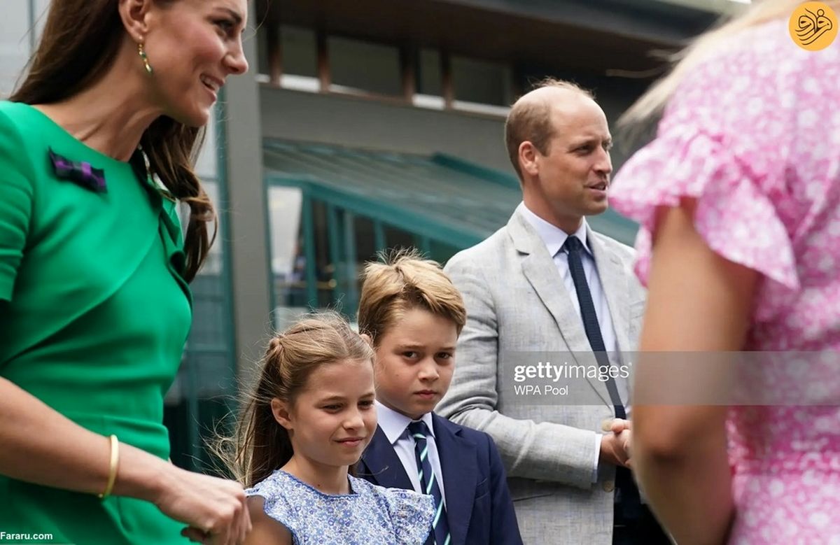 ببینید| اعضای خاندان سلطنتی در فینال تنیس ویمبلدون