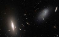 عکس| نگاه هابل به یک کهکشان کم نور و بی شکل