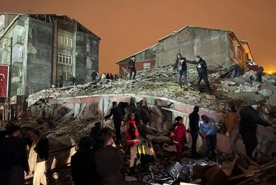 حجم ویرانی های زلزله ترکیه