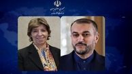دیدار دوجانبه وزرای امور خارجه ایران و فرانسه در پکن