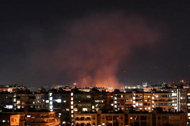 انفجار مهیب در دمشق / حمله جنگنده های اسرائیل به دمشق