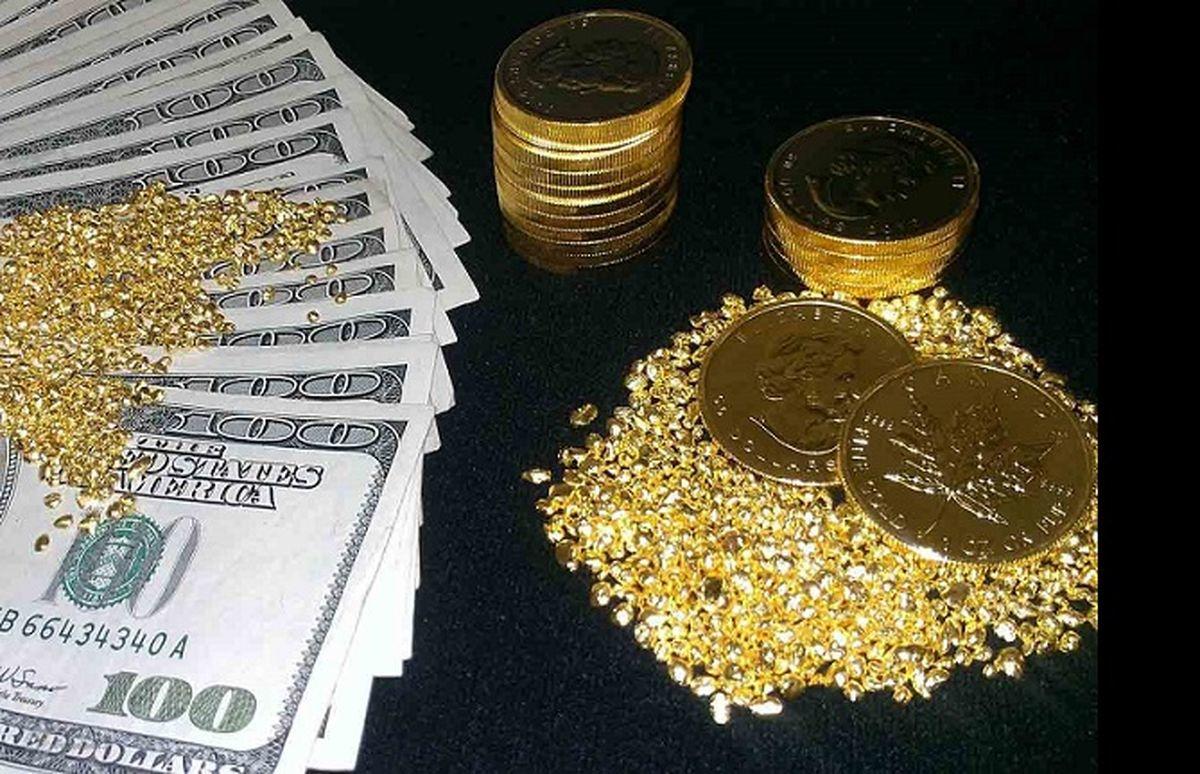 قیمت طلا افزایش یافت | کاهش قیمت سکه و دلار در بازار+جدول