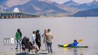  دریاچه ارومیه جان گرفت  + عکس