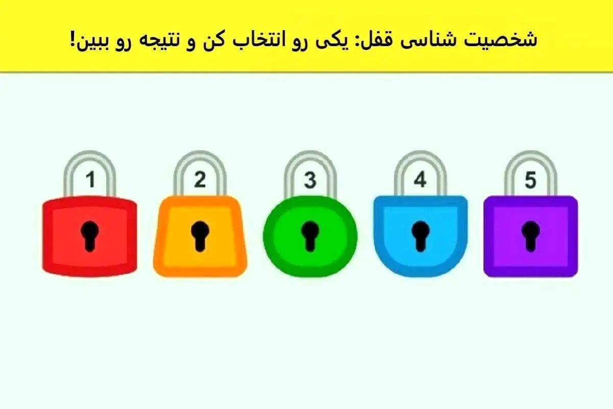 تست شخصیت شناسی | قفل زندگی تو کدام است؟