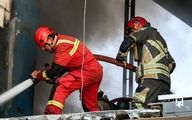 آتش سوزی هولناک در تهران؛ ۳۰ نفر از این ساختمان نجات یافتند