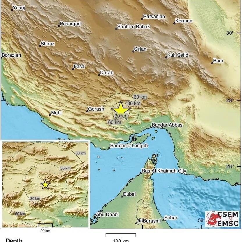 زلزله شدید در استان فارس