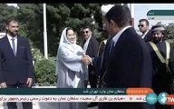 پخش زنده صحنه عجیب  برخورد سلطان عمان با یک زن در تهران | عکس