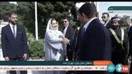 پخش زنده صحنه عجیب  برخورد سلطان عمان با یک زن در تهران | عکس