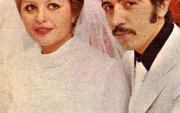 عکس عروسی علی حاتمی و زری خوشکام ۵۰سال پیش!

