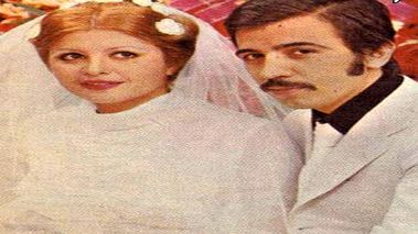 عکس عروسی علی حاتمی و زری خوشکام ۵۰سال پیش!

